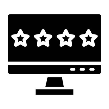 Müşteri Teftiş Vektörü Simgesi Tasarım İllüstrasyonu