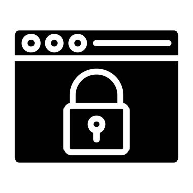 Veri Güvenlik Vektörü Simgesi Tasarım ResmiComment