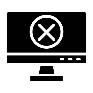 Hata Vektörü Simgesi Tasarım İllüstrasyonu