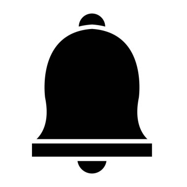 Çan Vektörü Simgesi Tasarım İllüstrasyonu