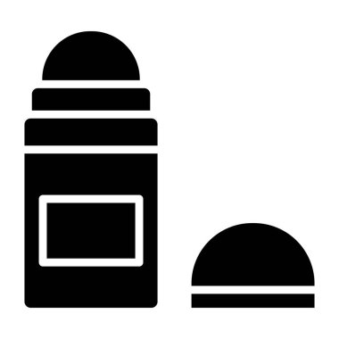 Deodorant Vektör Simgesi Tasarım Çizimi