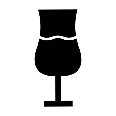 Cam Vektör Simgesi Tasarım İllüstrasyonu