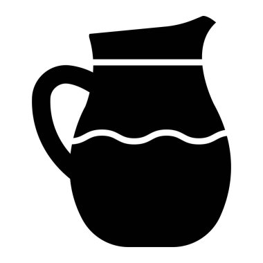 Su testisi Vektör Simgesi Tasarım Çizimi