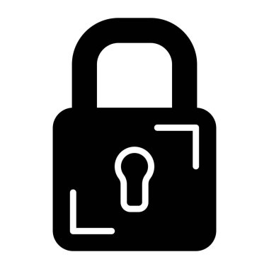 Padlock Vector Icon Design Illustration