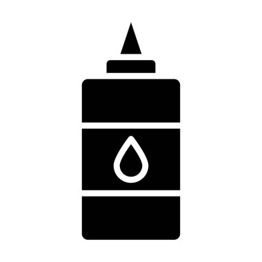 Yapıştırıcı Vektörü Simgesi Tasarım İllüstrasyonu