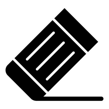 Silgi Vektörü Simgesi Tasarım İllüstrasyonu