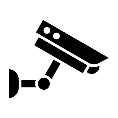 Cctv Vektör Simgesi Tasarım İllüstrasyonu