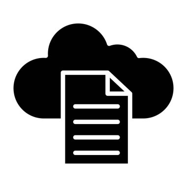 Dosya Vektörü Simgesi Tasarım İllüstrasyonu