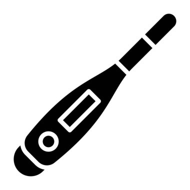 Termometre Vektör Simgesi Tasarım İllüstrasyonu