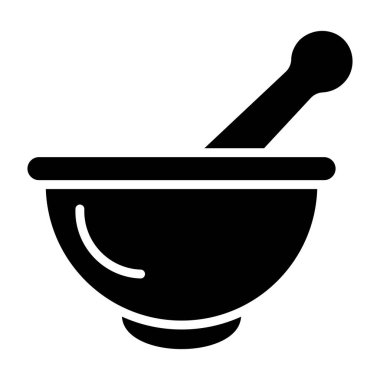 Havan Vektörü Simgesi Tasarım İllüstrasyonu