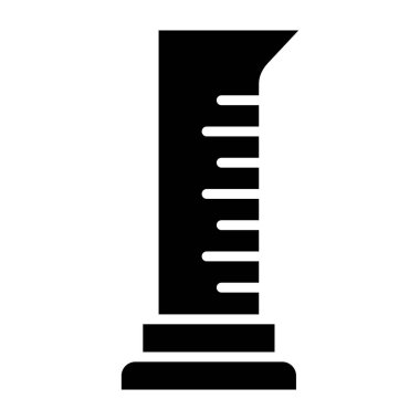 Mezuniyet silindiri Vektör Simgesi Tasarım İllüstrasyonu