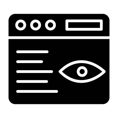 Etki Vektörü Simgesi Tasarım İllüstrasyonu