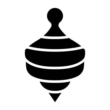 Üst Vektör Simgesi Tasarım İllüstrasyonu Döndürülüyor