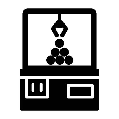 Turna Makinesi Vektör Simgesi Tasarım İllüstrasyonu