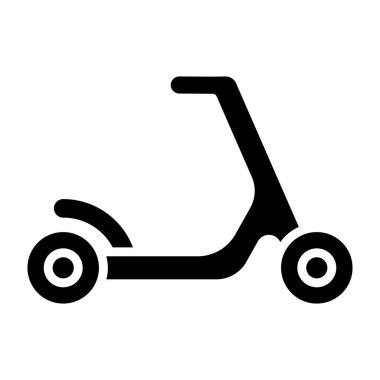Scooter Vektör Simgesi Tasarım İllüstrasyonu