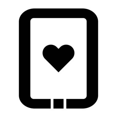 Tablet Vektör Simgesi Tasarım İllüstrasyonu