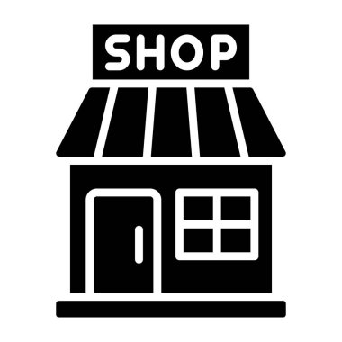 Oyuncak dükkanı Vektör Simgesi Tasarım İllüstrasyonu