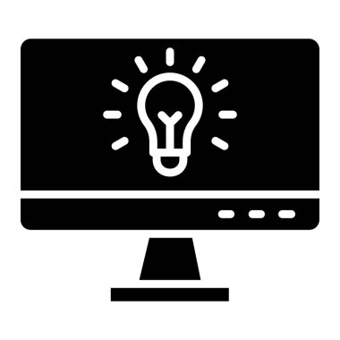 Fikir Vektörü Simgesi Tasarım İllüstrasyonu