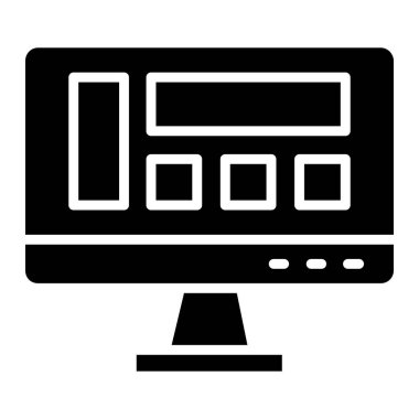 Düzen Vektörü Simgesi Tasarım İllüstrasyonu