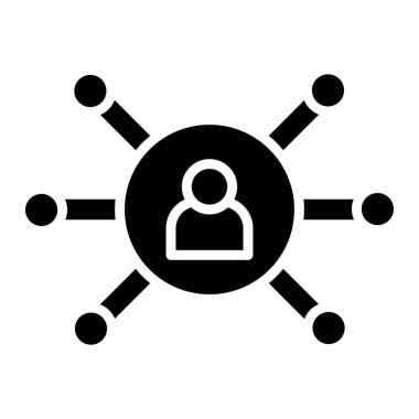 Ortak Pazarlama Vektörü Simgesi Tasarım İllüstrasyonu