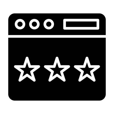 Geribildirim Vektörü Simgesi Tasarım İllüstrasyonu