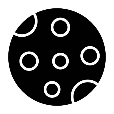 Ay faz Vektör Simgesi Tasarım İllüstrasyonu