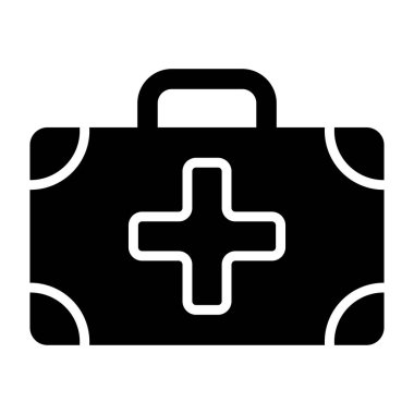 Tıbbi Malzeme Vektör Simgesi Tasarım İllüstrasyonu