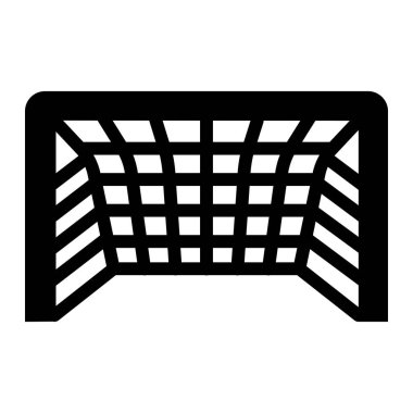 Futbol golü Vektör Simgesi Tasarım İllüstrasyonu