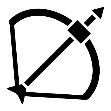 Yay Vektörü Simgesi Tasarım İllüstrasyonu