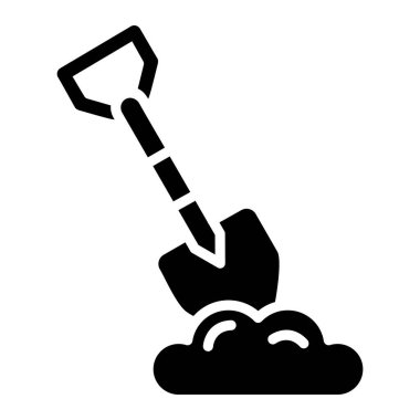 Kürek vektör ikonu tasarımı illüstrasyonu