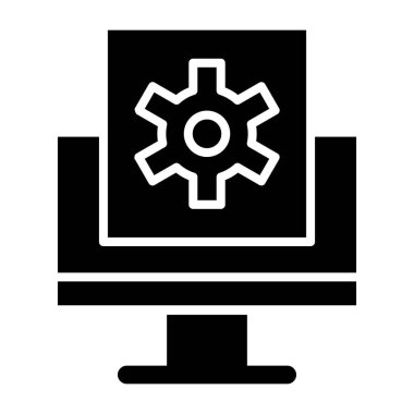 Web İyimserleştirme Vektörü Simgesi Tasarım İllüstrasyonu