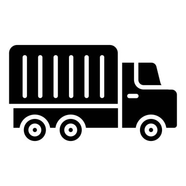 Kamyon Vektörü simgesi tasarımı illüstrasyonu