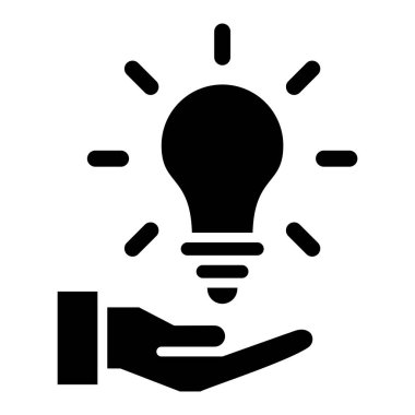 Fikir Vektörü Simgesi Tasarım İllüstrasyonu