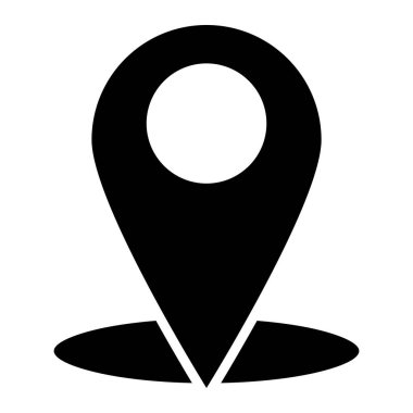 Konum Vektör Simgesi Tasarım İllüstrasyonu