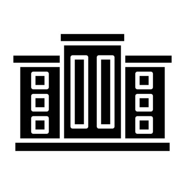 Süpermarket Vektör Simgesi Tasarım İllüstrasyonu