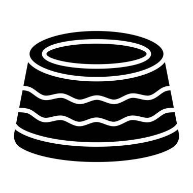 Şapka Vektörü Simgesi Tasarım İllüstrasyonu