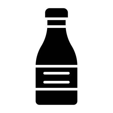 Ketçap Vektör Simgesi Tasarım İllüstrasyonu