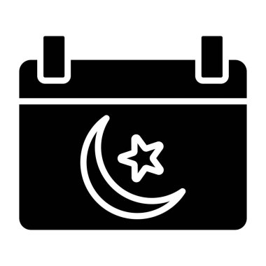 Takvim Vektörü Simgesi Tasarım İllüstrasyonu