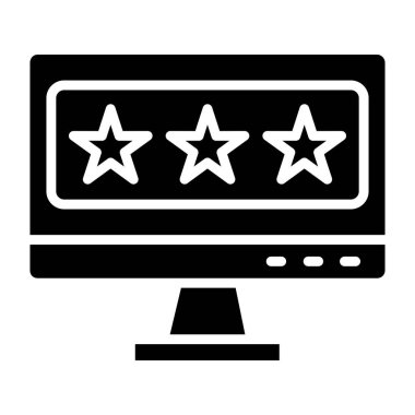 Geribildirim Vektörü Simgesi Tasarım İllüstrasyonu