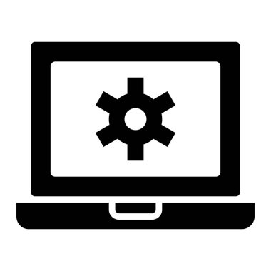 Yapılandırma Vektörü Simgesi Tasarım İllüstrasyonu