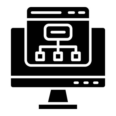 Durum Haritası Vektör Simgesi Tasarım İllüstrasyonu