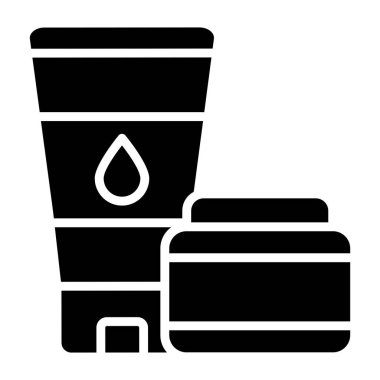 Losyon Vektörü Simgesi Tasarım İllüstrasyonu