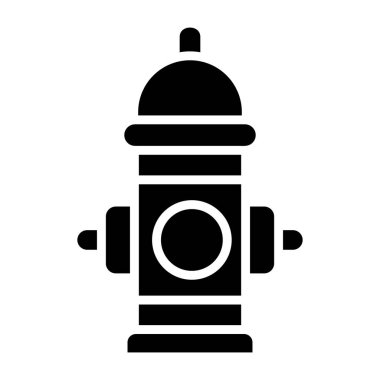 Yangın musluğu Vektör Simgesi Tasarım İllüstrasyonu