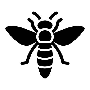 Böcek Vektörü Simgesi Tasarım İllüstrasyonu