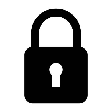 Padlock Vector Icon Design Illustration