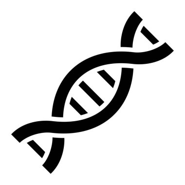 DNA Vektörü Simgesi Tasarım İllüstrasyonu