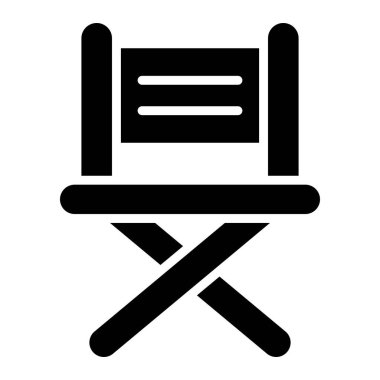 Yönetmen Vektör Simgesi Tasarım İllüstrasyonu