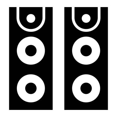 Sözcü Vektör Simgesi Tasarım İllüstrasyonu