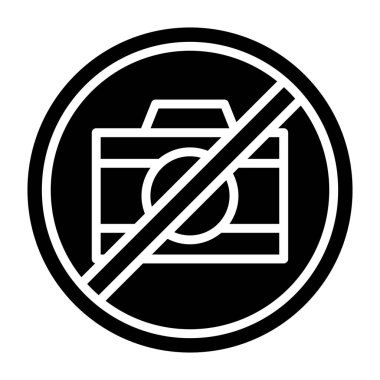 Kamera Vektörü Simgesi Tasarım İllüstrasyonu Yok