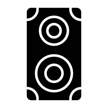 Hoparlör Vektör Simgesi Tasarım İllüstrasyonu